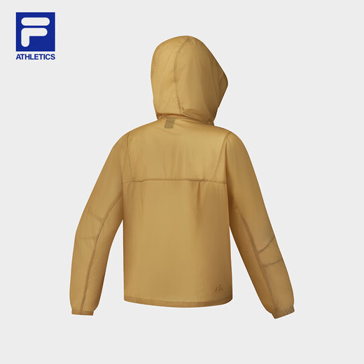 Fila Offizielle Frauenwebende Jacke 2025 Herbst Neue Outdoor-Sportarten lose einfache Kapuze-Top Urdu Khaki-Dk L 170/88a/l