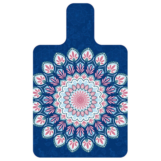 Suede Pilates core mattress PU rubber yoga mat auxiliary mat double-sided anti-slip sweat-absorbent equipment fitness mat Ocean Star Suede rubber double-sided anti-slip 996*610*1.5mm