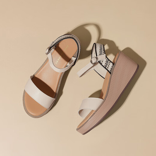 ZHR-Sandalen für Frauen im Sommer, dick-selige Sandalen für Frauen, klassische One-Strip-Strand-Strand-Frauenschuhe M653m 37