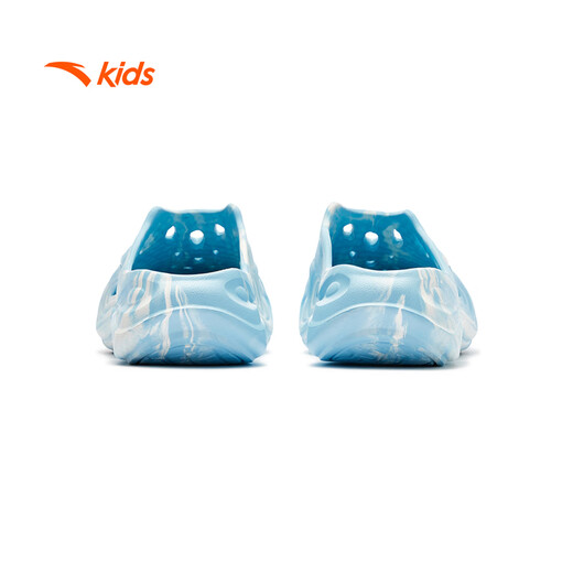 Anta children's sandals, non-slip, men's and women's shoes, 2026 new summer outdoor sports toe-toe anti-collision beach shoes, Mingpu blue/paper white-1 36, shoe inner length 23cm