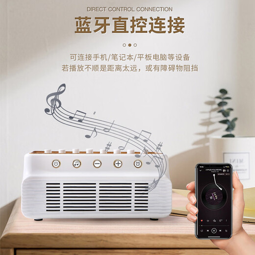 HANASS white noise, natural scene sound, wireless bedside sleeping companion, decompression, bedside sleeping companion, birthday gift for men and women