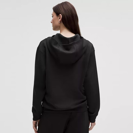 lululemon露露外套  女士Smooth Spacer 全拉链连帽衫 25新款 透气运动夹克 黑色/Black S