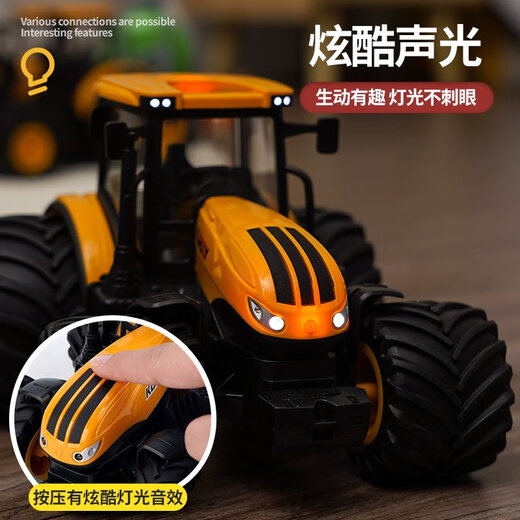 Trägheitstransportwagen Kinderspielzeugtraktor Großes Legierungs-Rig-Auto 3-4-5-6 Jahre alte Jungenzubehör Frontlast Arm 9901