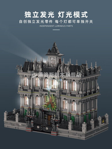 Panlos Panlos Brick Panlos Arkham Asylum Asylum Asylum Сборка строительных блоков высокой темпы модели Batman Model Toy Men Light Collector Version Crazy Asylum + Super Gift Box 753