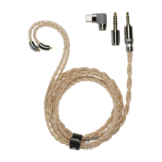 FiiO LC-RE Pro 2025 Gold, Silver and Copper Mixed Interchangeable Plug Headphones Upgrade Cable