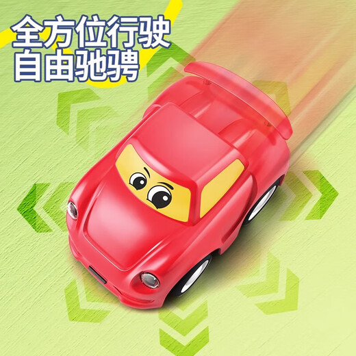 儿童玩具遥控车高速竞技赛车皮卡男女孩黑科技汽车六一儿童节礼物 【红色皮卡】萌趣遥控皮卡车