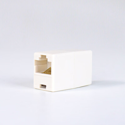 Jingdong delivery network cable to connector adapter network extension connector terminal 100M Gigabit straight-through head 5 Category 6 network cable universal RJ45 network cable crystal head compatible with 100M classic model copper core direct connection 1