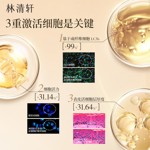 Lin Qingxuan Dad's Sample 5.0 Camellia Essential Oil 50ml Anti-wrinkle Repair Firming Lightening Skin Care Products Gift