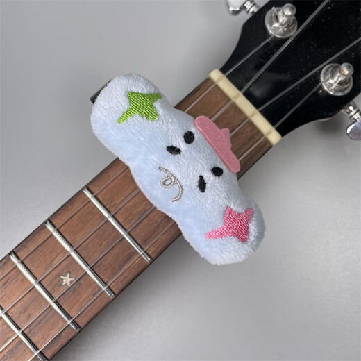Sijie Marke Rongdetang niedliche kleine Tier Cartoon Volkslieder Ton Clip E -Gitarre Ukulele Sprachklammentuner rot