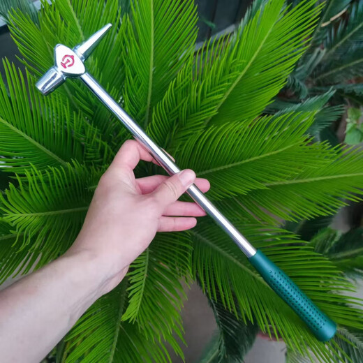 Complete railway train inspection hammer inspection hammer inspection hammer inspection hammer repair hammer railway inspection hammer iron handle geological hammer 150g small inspection hammer (short handle)