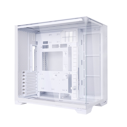LIANLI包豪斯O11 Vision Compact机箱海景房全景无立柱 中塔游戏电脑台式机机箱 三面玻璃/360水冷 包豪斯 Vision Compact白色