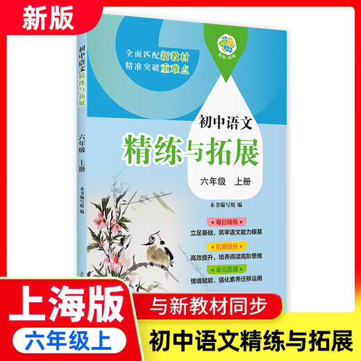 2025初中语文数学英语精练与拓展六七八年级上下册配套新教材精练拓展提升综合测评初中678年级二学期赠影片讲解上海教育出版 【全3册】语文+数学+英语精练与拓展 九年级上