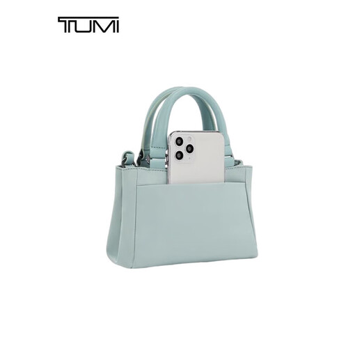 TUMI JD Outlet VOYAGEUR Women's Versatile Fashion Bag Casual Hand Holder Chinese Valentine's Day Gift Mist Green