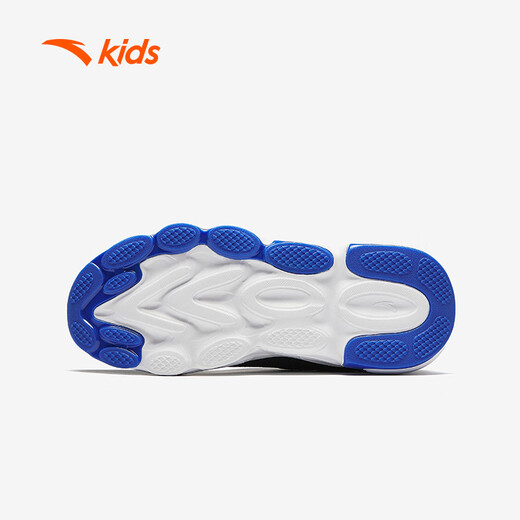 
Anta children's running shoes for boys and girls 2025 autumn fine mesh red flame sports button breathable running shoes A12435523J