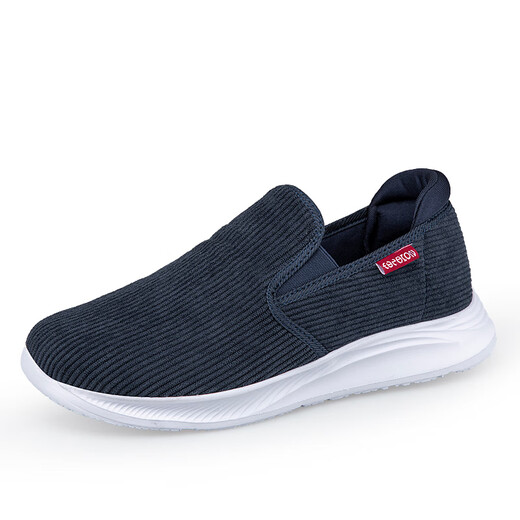 Adachiakis offizielle Website Wege fette Fußschuhe für Männer weiche Sohle Kicks Alte Peking-Stoffschuhe mittleren und älteren Lenkschuhe Daumen A9888 Herren Blue_ [Qualitätsinspektionspass] 38 _ [Standard-Fußgröße]