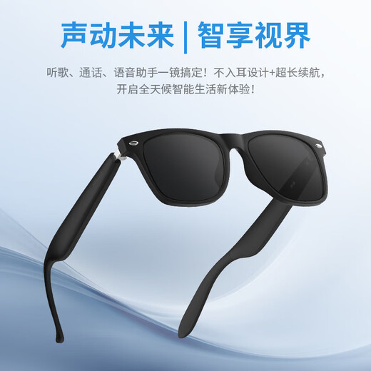 Smart translator, simultaneous interpretation of multiple languages, AI glasses, photography glasses, wireless smart glasses, Bluetooth voice calling glasses, photography translation equipment G1, Bluetooth calling + intelligent noise reduction, anti-blue light + sunglasses lenses