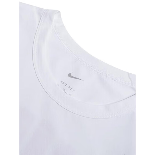 Nike (Nike) Kurzärärmelte Männer 2025 Herbst Neuer Outdoor-Sport im Outdoor Sport gestrickt und bequem runden Hals Casual T-Shirt Hv4882-100 White Dri-Fit XL