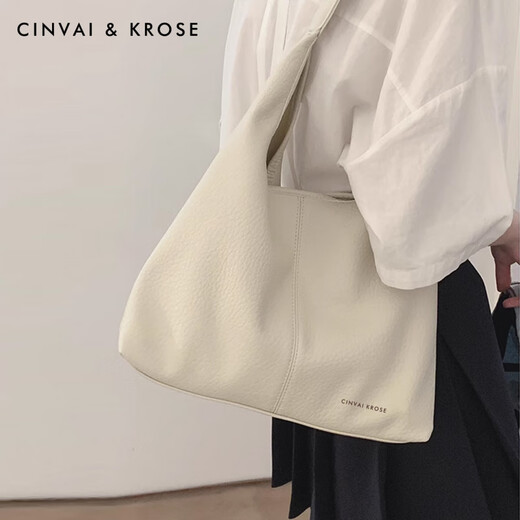 CinvaiKrose小c&k托特包女2025新款大容量包包女式感腋下包单肩女包 棕咖色Brown