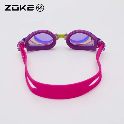 ZOKE children's electroplated swimming goggles anti-glare, anti-fog, high-definition swimming competition training youth racing 625602213-1