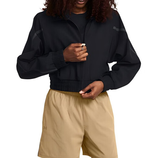 
Under Armour UnstoppableAW24 short training sports warm long-sleeved jacket jacket for women black black XS