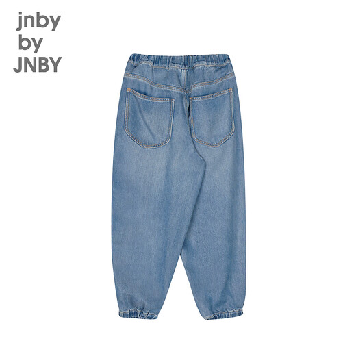 Jnby от Jnby New Style Jiangnan Clate Cloth Детская детская одежда конусные брюки Осенние мальчики и девочки 1O7E11730 993/джинсовая глубокая орхидея 140 см.
