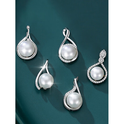 Century-old Fenxiang S925 silver pendant single pendant sterling silver necklace does not contain chain shell beads only single imitation pearl for women Yuesu