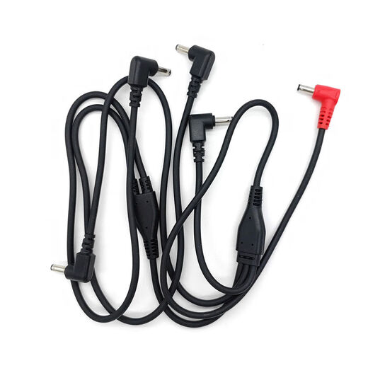 Air-conditioning clothing accessories connection line, strong and durable fan clothes DC7.4V12v universal four-way five-way line 1 DC five-way line (connected to four fans)