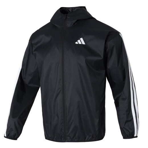 Adidas Jacke Herren 2025 Sommer New Sportswear Männer klassische Windproof-Freizeitjacke in1483/Single-Layer Thin Style/Reißverschluss Brusttasche 180/100a/l