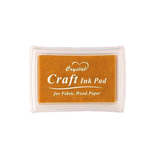 Golden ink pad, quick-drying ink ink, foot print for one-year-old baby, sealing wine, newborn child's full moon commemorative ink pad, ink pad for baby, special hand and foot ink pad, hand and foot print for 100 days, 100 days, full moon, 1 golden ink pad/free 2 footprint stickers