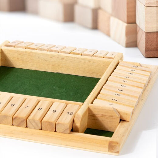 HAPE WOODEN 14 ans et sur Flip Board Math Building Bloums Montessori Early Education Game Tablet Table's Enfants's Education Intelligence Toys Flipping Wine 22 * 22cm