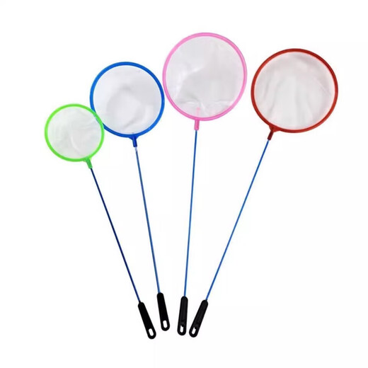 Fish tank, children's fishing net cleaning and testing equipment, small fish copy net, children's fishing net, dragonfly butterfly net, pocket copy net, fishing net - medium size - 1 pack No Specifications