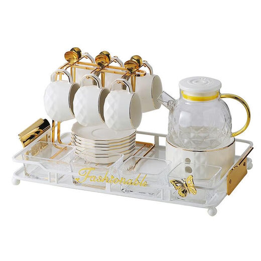 Pupan Light Luxury Kettle Tea Cup Cup Sala de estar en casa Botida de agua Copa de agua Juego de agua Copa Copa Move nueva Casa de regalo de agua de lujo Copa de agua de gas