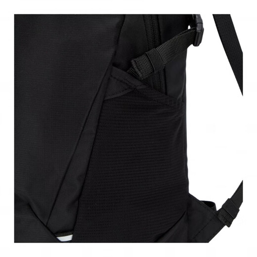 北面（The North Face）12L纯色Logo徽标拉链开合尼龙背包双肩包常规男女同款情侣款黑色 黑色