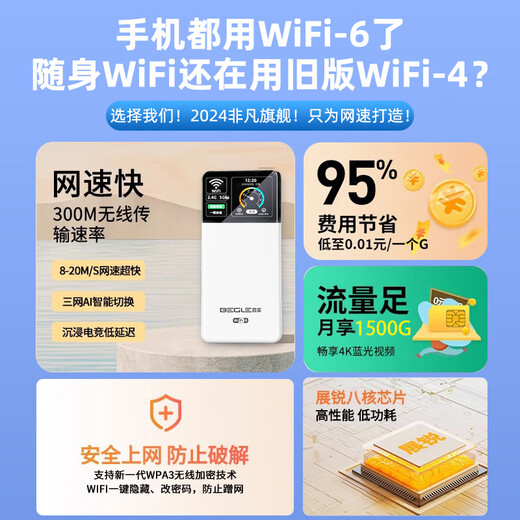 Changshi kostenloser einjähriger Datenverkehr, 10.000 mAh, 5 GHz, tragbar, WLAN, nationaler Datenverkehr, drei Netzwerke, kartenfrei, 2025 Powerbank, unbegrenzter drahtloser mobiler Router, 10.000 mAh, Supreme, 32 Kerne, 32 Antennen, 72 Stunden Akkulaufzeit, lebenslange Garantie