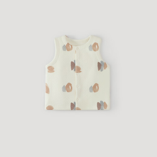 Bali Piggy Baby Vest Autumn and Winter Thickened and Warm Children's Outerwear Boys Autumn Clothes Girls Tops Baby Bottoming Vest Rainbow Dreamland 100