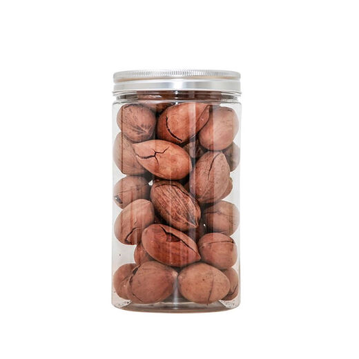 Alimento Botella de plástico Pet sellada Can Food Grado transparente redondo anchado de bocadillos en espesas de bocadillo de bocadillo de bocadillo Cubo de paquete de té 5.5*8.5cm 16 g Tapa transparente 1098 piezas