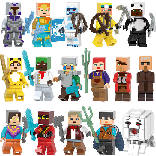 
Compatible with Lego Minecraft Full set of Red Rock Monster Bat Guardian Pet Assembly Title Building Blocks Doll Toys XH1585 Slime