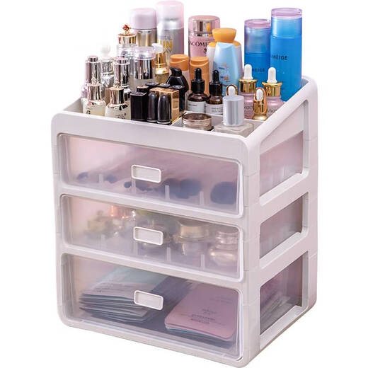 Yonghuan transparenter Speicherbox-Schubladen-Schminktisch Hautpflegeprodukte Maske Organizing Box Cabinet Desktop Speicher Rack 9276-Upgrade-Four-Layer-Internet-Promi-Modellmodell