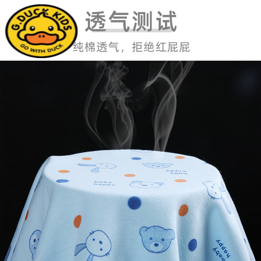 G.DUCKKIDS Diaper Meson Baby Washable Cotton Urine Ring Special Meson Cloth Cotton Diaper Summer Yellow 10 Pieces 45*50 Single Layer Cut 10 Pieces Pack L
