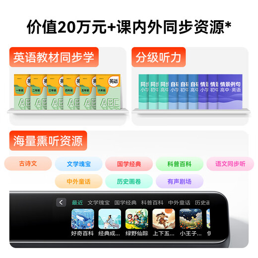 Homework Helper Learning Pen S2/D2 Ready for next day delivery_Consult and enjoy surprise Dictionary Pen Reading Pen 3.2-inch Primary School High School General Subject Scanning Pen English Translation Pen Electronic Dictionary S2 Value for money 8GB