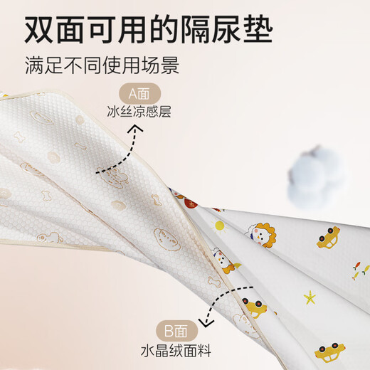
Magnet baby cool mattress urine sewer ice mattress baby ice silk bed mattress antibacterial sweat absorption double-sided 80*100