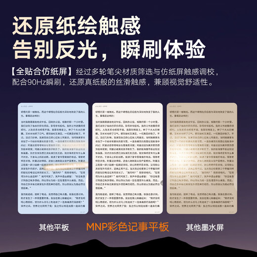 XP-Pen Color Note Pad 10.9-inch Handwriting Electronic Notebook Meeting Records Smart Office Paper Book E-Book Reader Magic Note Pad 16K Ultra-Sensitive Pressure Color Note Pad