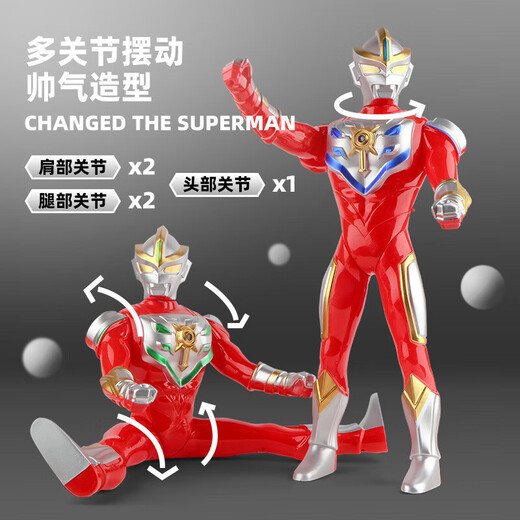 Télécommande Ultra Story Machine Man Variety Superman Intelligent Voice Galaxy Superman Boy Gift Toy Wholesale 181G-400 Blue