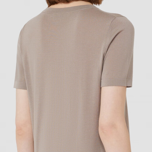 MaxMara 2025早秋新品女装圆领绵羊毛毛衣9366025106 米色 S