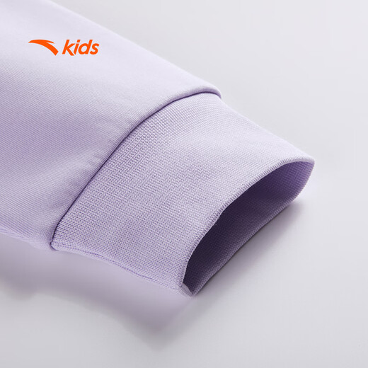 安踏儿童卫衣男女童套头衫2025秋百搭运动衫女孩打底衫A72535702