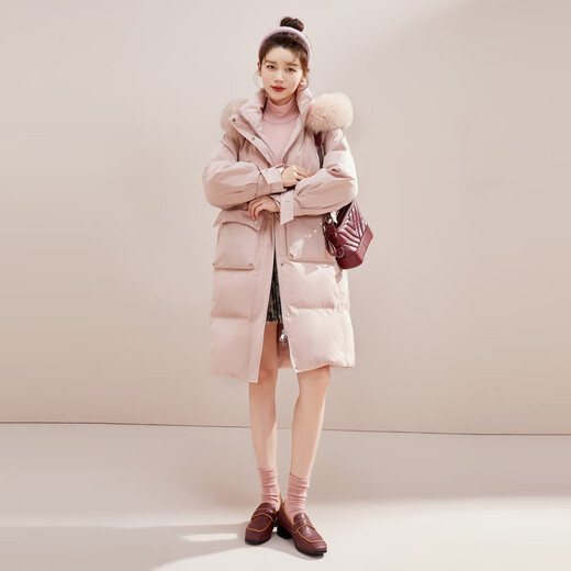 Xuezhongfei [Cheng Yi recommandé] Le nouveau collier de fourrure Fox Big Furle polyvalent et à la mode polyvalenable à la mode Multi-couleur Veste en velours léger en velours 1591 L / 170 / 92A