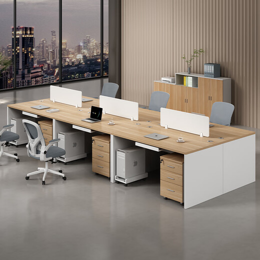 Yum Sheng Feng staff office desk and chair combination simple modern office desk single-seat furniture staff table