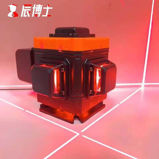 Sailotou wall-building artifact level red light 812 line high-precision strong light thin line wall-laying brick infrared outdoor dedicated ultra-bright red light 4-line single machine dual power visible outdoor