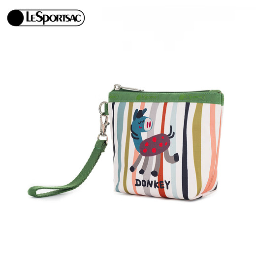
Lesportsac 2025 new style teasing duck series cute monkey storage small coin wallet handbag colorful donkey