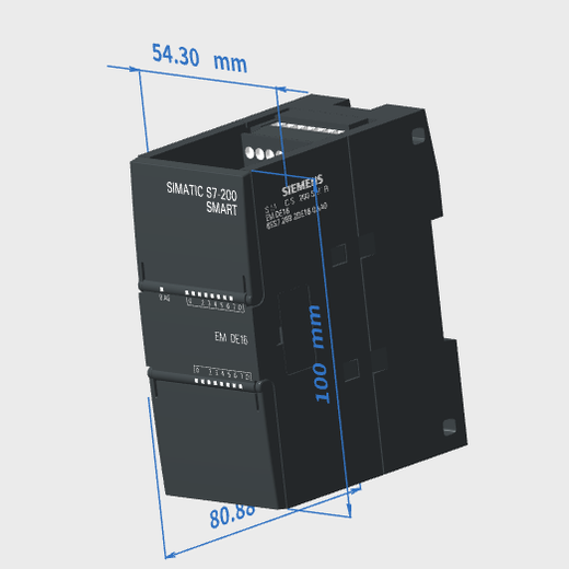 Siemens 6ES72882DE160AA0 PLC module controller SIMATIC S7-200 SMART, digital input EM DI16, 16 digital inputs,